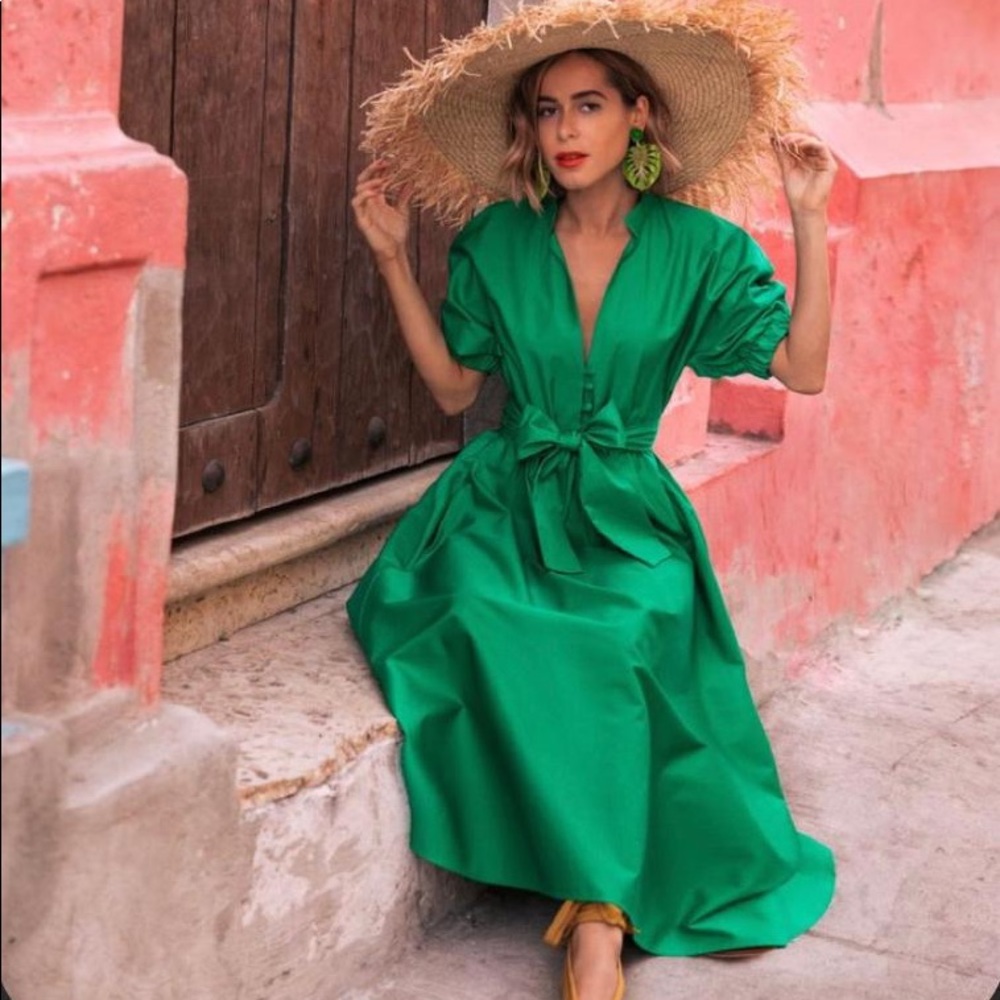 Green Midi Dress💚